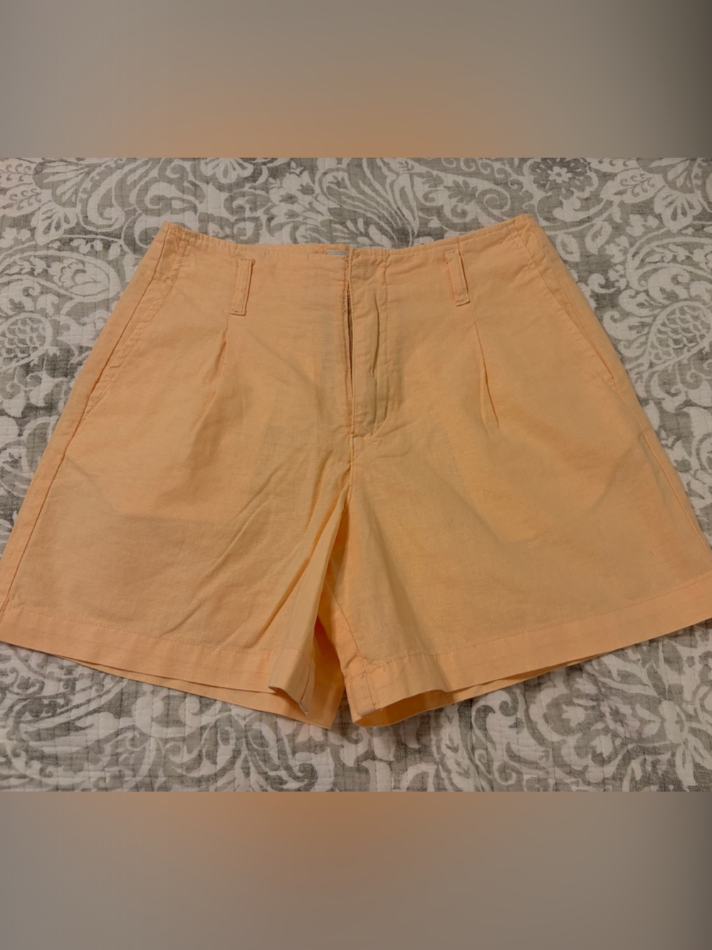 Habitual Linen Soft Peach Flat Front Women’s Shorts
